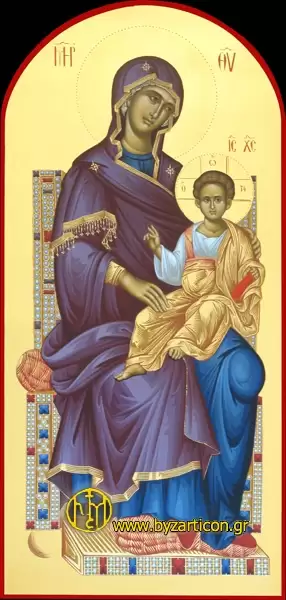 VIRGIN MARY ENTHRONED