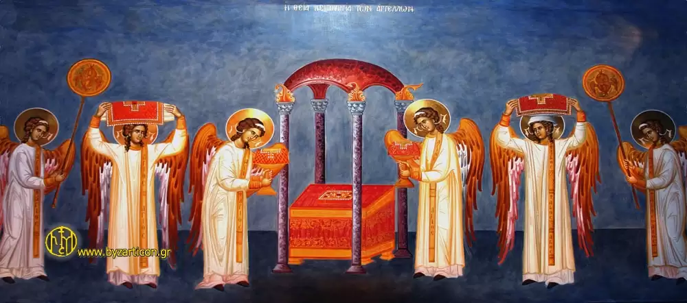 ANGELS SERVING IN THE DIVINE LITURGY