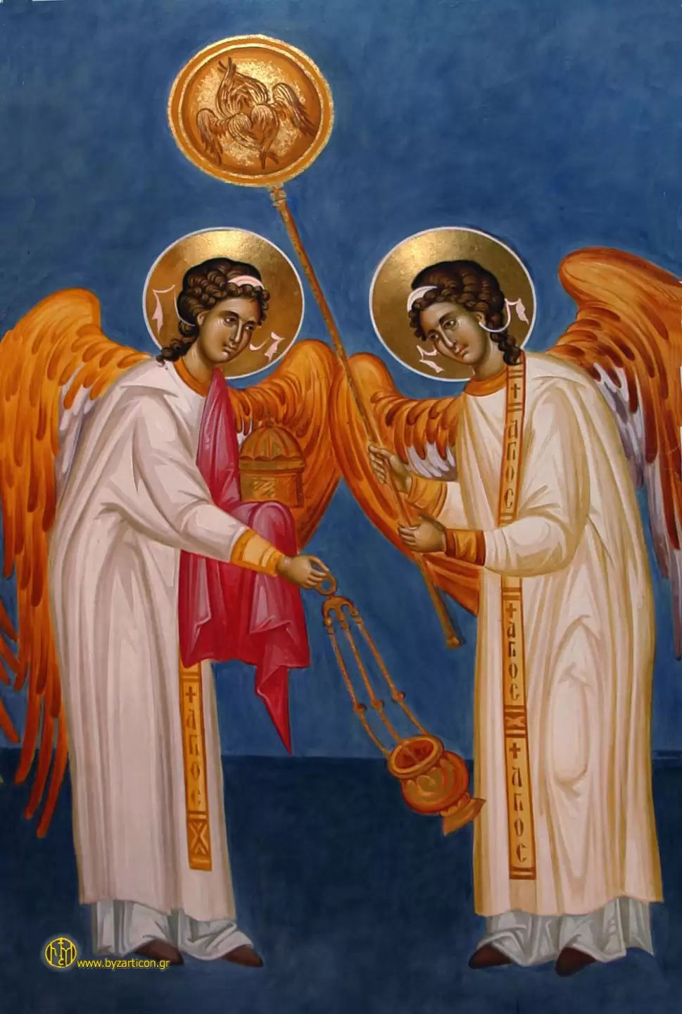 ANGELS SERVING IN THE DIVINE LITURGY, DETAIL 3