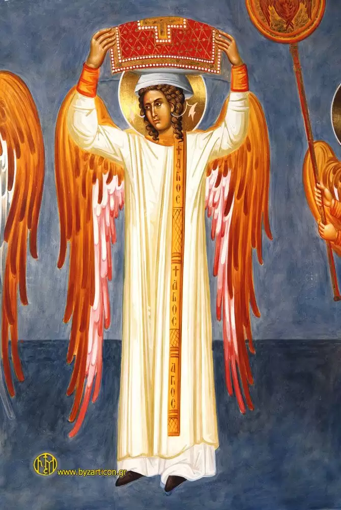 ANGELS SERVING IN THE DIVINE LITURGY DETAIL 10