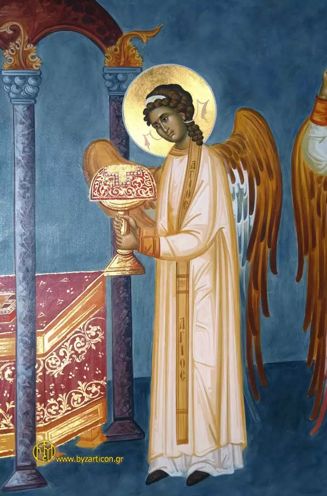 ANGELS SERVING IN THE DIVINE LITURGY DETAIL 11