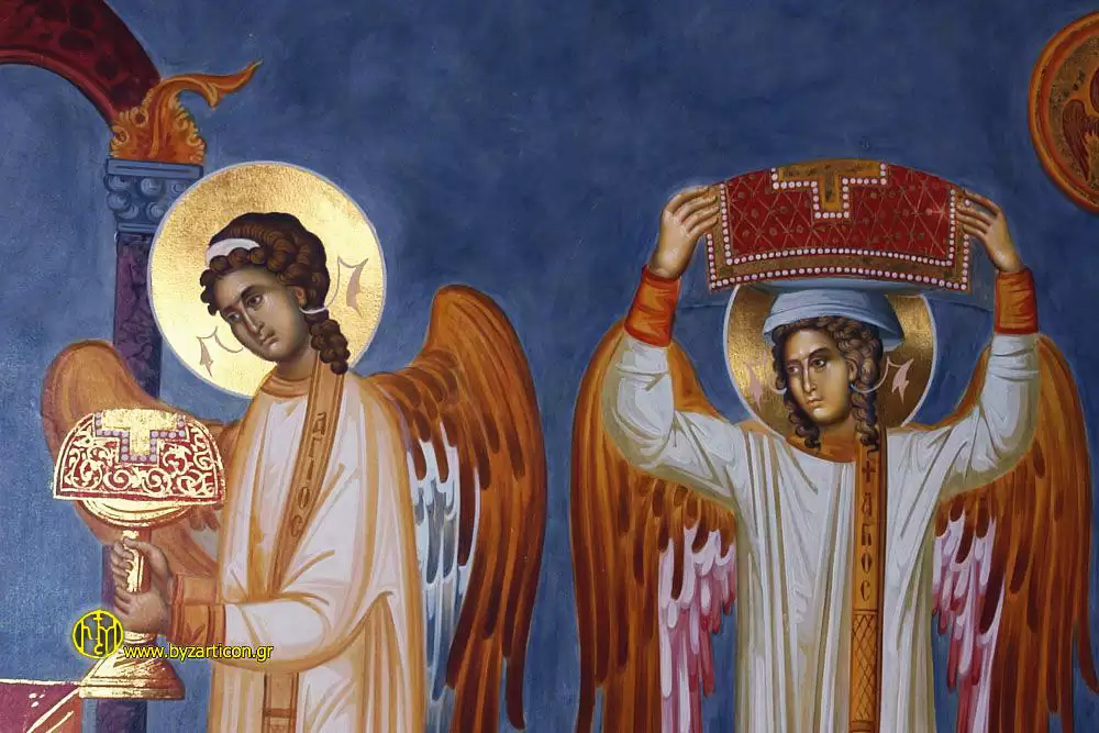 ANGELS SERVING IN THE DIVINE LITURGY DETAIL 12